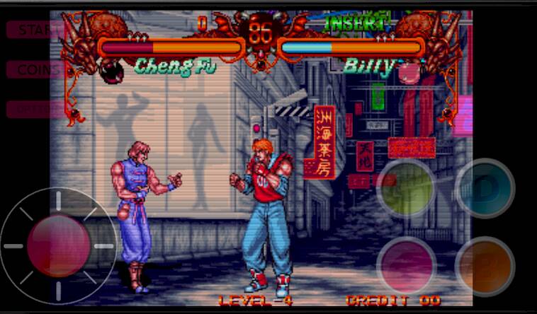 Скачать взломанную Double Fight Dragon 1995 [Бесплатные покупки] MOD apk на Андроид