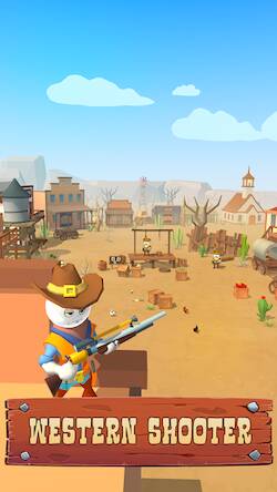 Скачать взломанную Stickman Sniper: Western gun [Много монет] MOD apk на Андроид