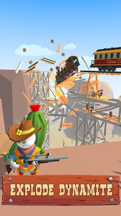 Скачать взломанную Stickman Sniper: Western gun [Много монет] MOD apk на Андроид