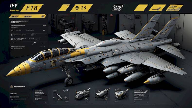 Скачать взломанную небе боен въздух военен [Бесплатные покупки] MOD apk на Андроид