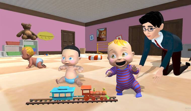 Скачать взломанную 100 Doors: Daddy Escape [Много монет] MOD apk на Андроид