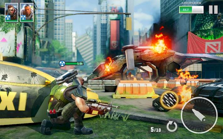 Скачать взломанную Hero Hunters - 3D Shooter wars [Много денег] MOD apk на Андроид