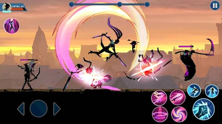 Скачать взломанную Shadow Fighter [Много монет] MOD apk на Андроид
