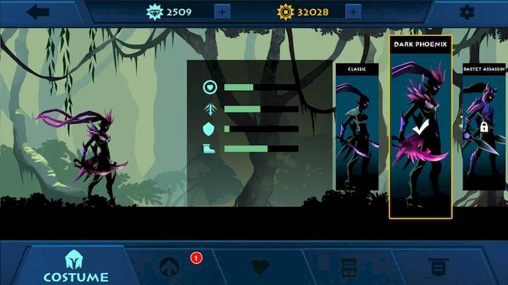 Скачать взломанную Shadow Fighter [Много монет] MOD apk на Андроид