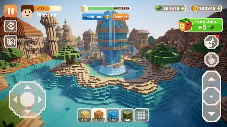 Скачать взломанную Craft World [Бесплатные покупки] MOD apk на Андроид
