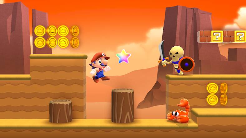 Скачать взломанную Super Wonder Go: Maro Bros [Бесплатные покупки] MOD apk на Андроид