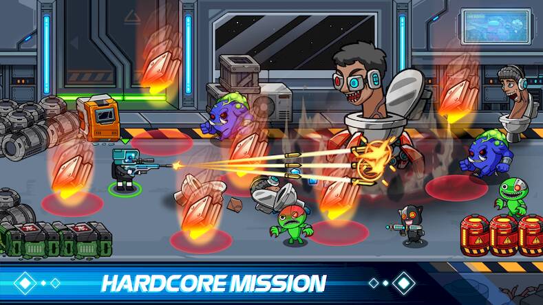 Скачать взломанную Space Survivor: Age of Monster [Мод меню] MOD apk на Андроид