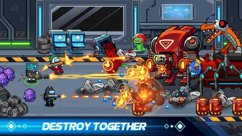 Скачать взломанную Space Survivor: Age of Monster [Мод меню] MOD apk на Андроид