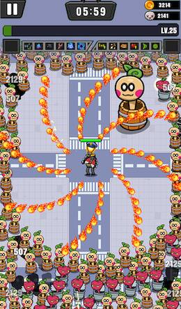 Скачать взломанную Monster Box Survival IO [Много денег] MOD apk на Андроид