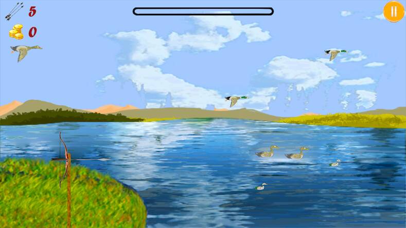 Скачать взломанную Archery bird hunter [Бесплатные покупки] MOD apk на Андроид