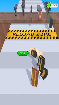 Скачать взломанную Reload Rush [Бесплатные покупки] MOD apk на Андроид