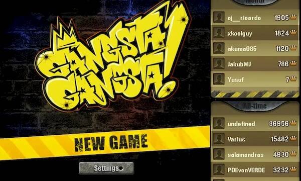 Скачать взломанную Gangsta Gangsta! [Много монет] MOD apk на Андроид