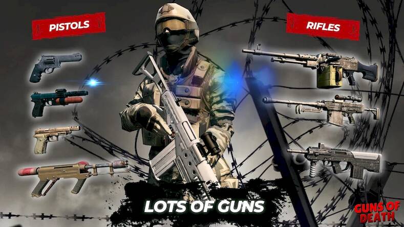 Скачать взломанную Оружие смерти [Мод меню] MOD apk на Андроид