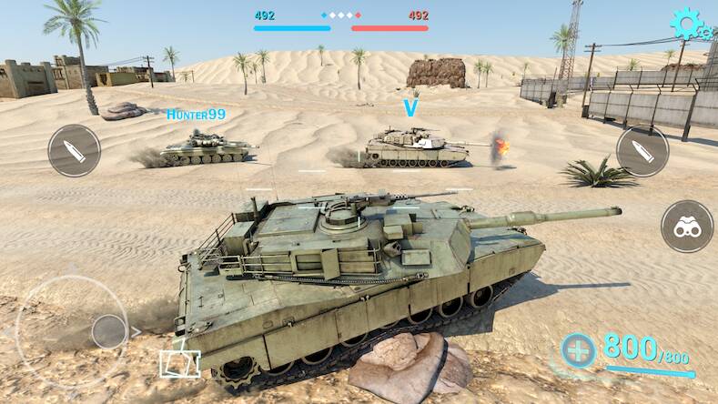 Скачать взломанную Tanks Battlefield: PvP Battle [Много монет] MOD apk на Андроид
