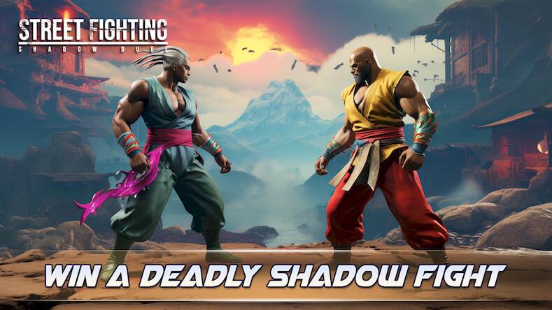 Скачать взломанную Street Fighting Shadow Duel [Много денег] MOD apk на Андроид