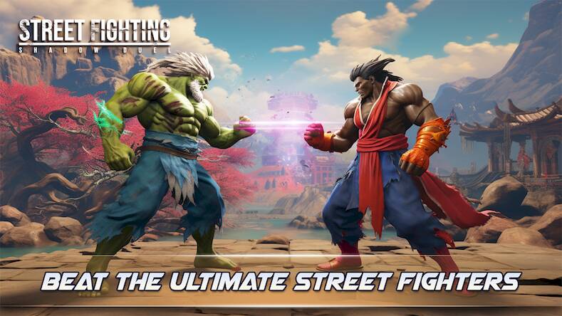 Скачать взломанную Street Fighting Shadow Duel [Много денег] MOD apk на Андроид