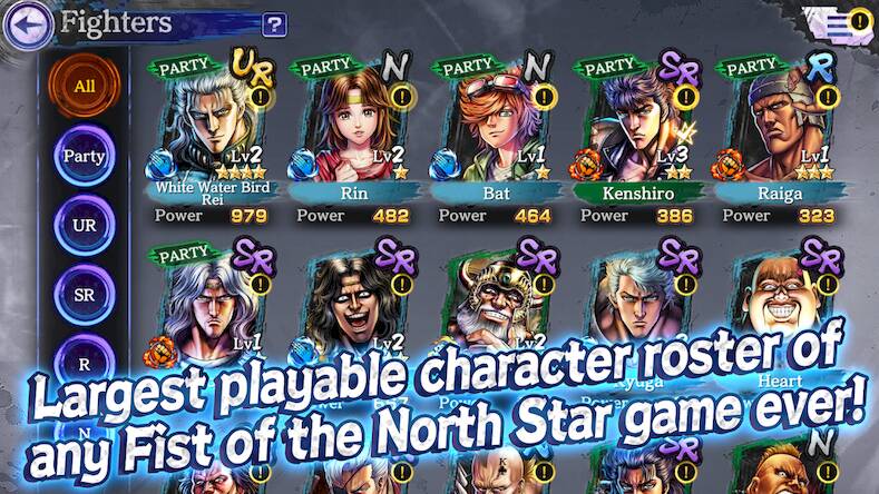Скачать взломанную FIST OF THE NORTH STAR [Бесплатные покупки] MOD apk на Андроид