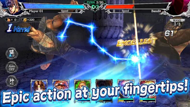 Скачать взломанную FIST OF THE NORTH STAR [Бесплатные покупки] MOD apk на Андроид
