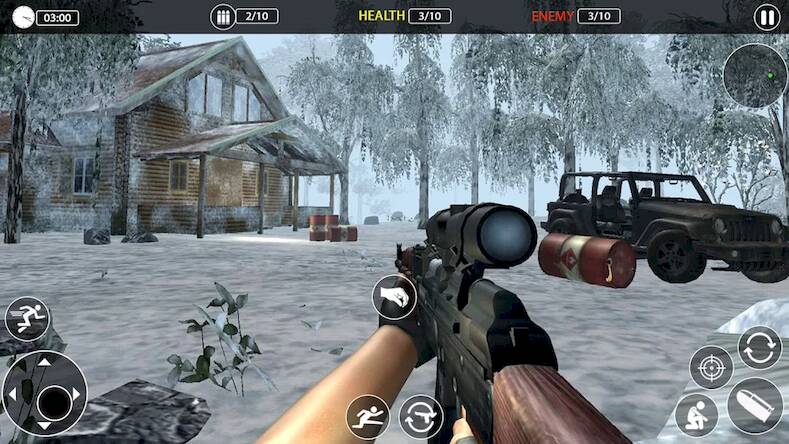 Скачать взломанную Target Sniper 3D Games [Много денег] MOD apk на Андроид