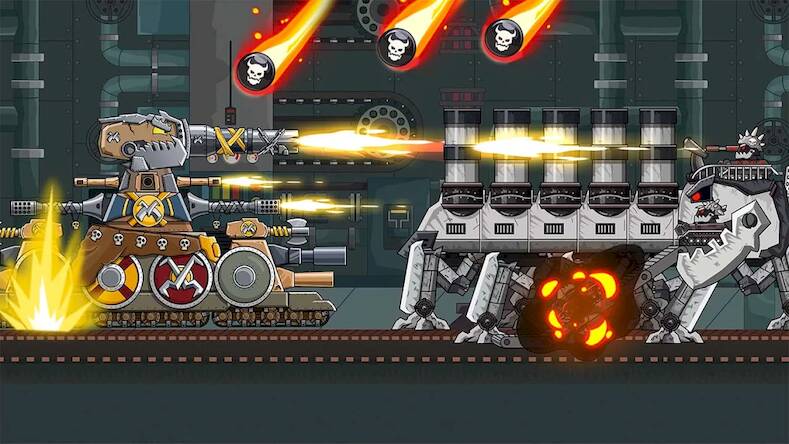 Скачать взломанную Tank Arena Steel Battle [Бесплатные покупки] MOD apk на Андроид