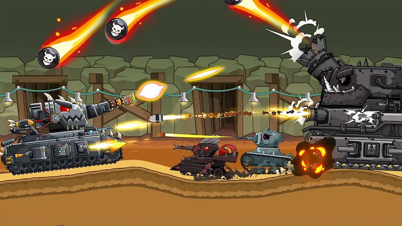 Скачать взломанную Tank Arena Steel Battle [Бесплатные покупки] MOD apk на Андроид