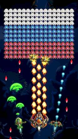 Скачать взломанную Atlantis - Alien Space Shooter [Много монет] MOD apk на Андроид