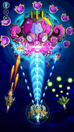 Скачать взломанную Atlantis - Alien Space Shooter [Много монет] MOD apk на Андроид