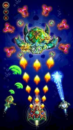 Скачать взломанную Atlantis - Alien Space Shooter [Много монет] MOD apk на Андроид
