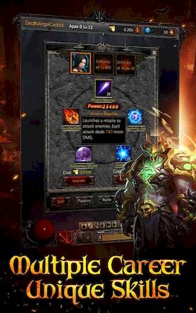 Скачать взломанную Dark Exile [Много монет] MOD apk на Андроид