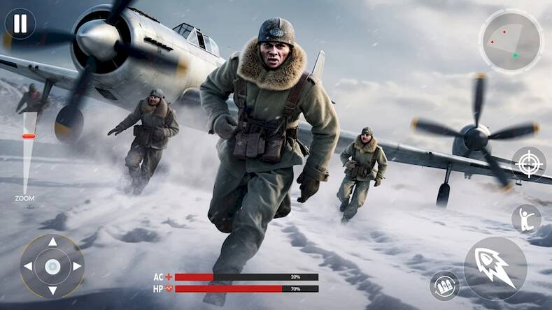 Скачать взломанную WW2 Shooter: Стрельба из пушки [Много денег] MOD apk на Андроид