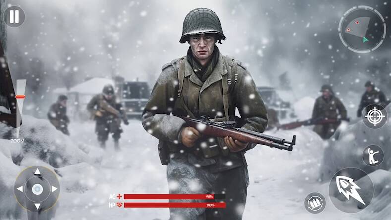 Скачать взломанную WW2 Shooter: Стрельба из пушки [Много денег] MOD apk на Андроид
