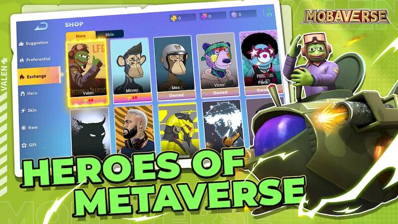 Скачать взломанную MobaVerse [Много денег] MOD apk на Андроид