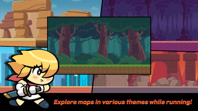 Скачать взломанную RUN SLASH RUN [Бесплатные покупки] MOD apk на Андроид