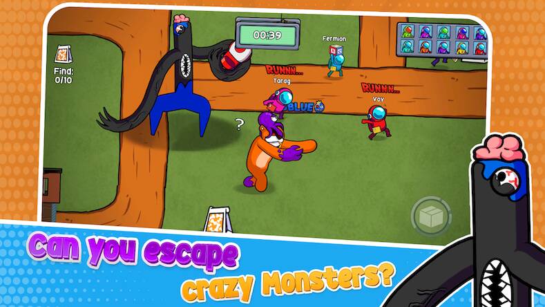 Скачать взломанную Survivor In Rainbow Monster [Мод меню] MOD apk на Андроид