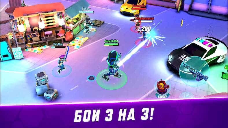 Скачать взломанную Gridpunk королевская битва PvP [Мод меню] MOD apk на Андроид