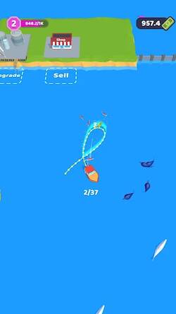 Скачать взломанную Circle the Fish [Бесплатные покупки] MOD apk на Андроид