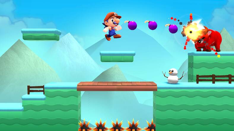 Скачать взломанную Super Wonder Go: Maro Bros [Много денег] MOD apk на Андроид