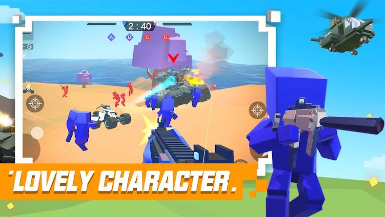 Скачать взломанную Pixel World:FPS Shoot Game [Бесплатные покупки] MOD apk на Андроид