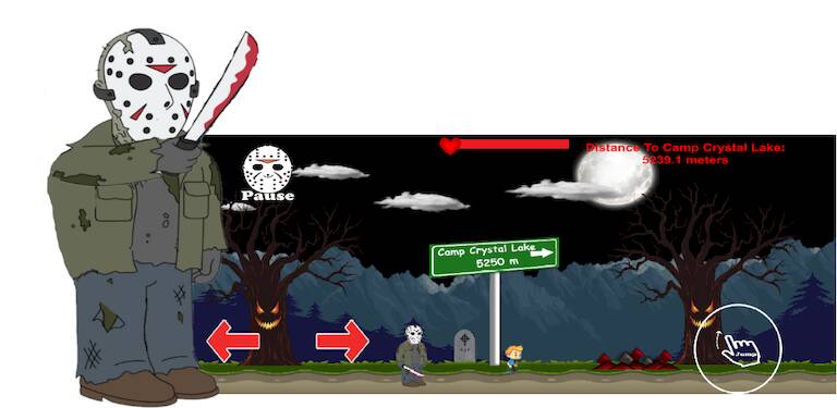 Скачать взломанную Escape from Jason Voorhees [Бесплатные покупки] MOD apk на Андроид