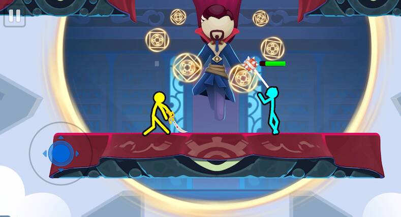 Скачать взломанную Stickman Clash Mobile [Много монет] MOD apk на Андроид