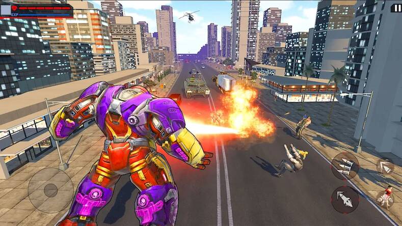 Скачать взломанную Super City Hero:Iron Hero Game [Бесплатные покупки] MOD apk на Андроид