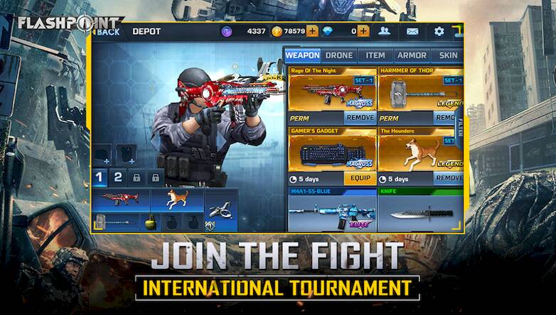 Скачать взломанную The FlashPoint [Много денег] MOD apk на Андроид
