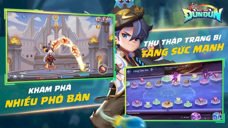 Скачать взломанную Biệt Đội Đùn Đùn [Много денег] MOD apk на Андроид