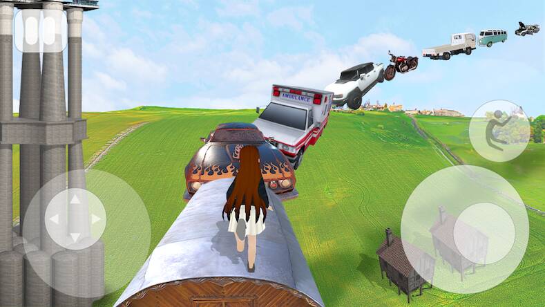 Скачать взломанную Girl's Up Parkour [Мод меню] MOD apk на Андроид