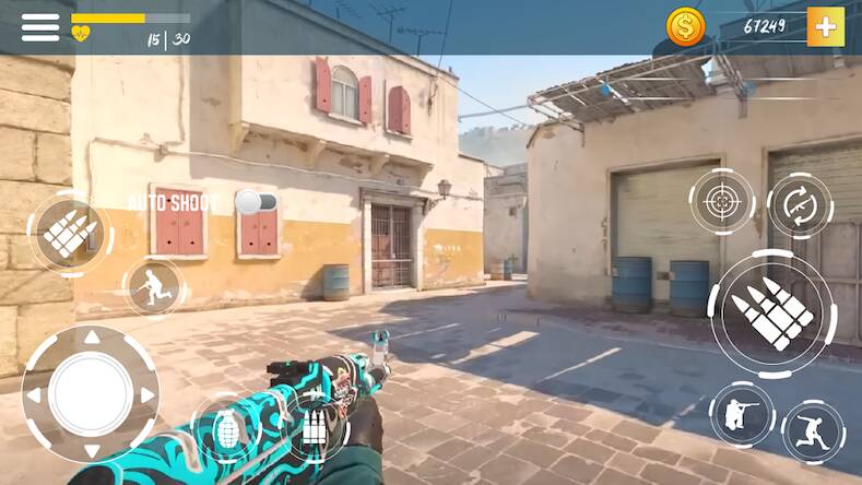 Скачать взломанную Counter Terrorist Strike CTS [Много денег] MOD apk на Андроид