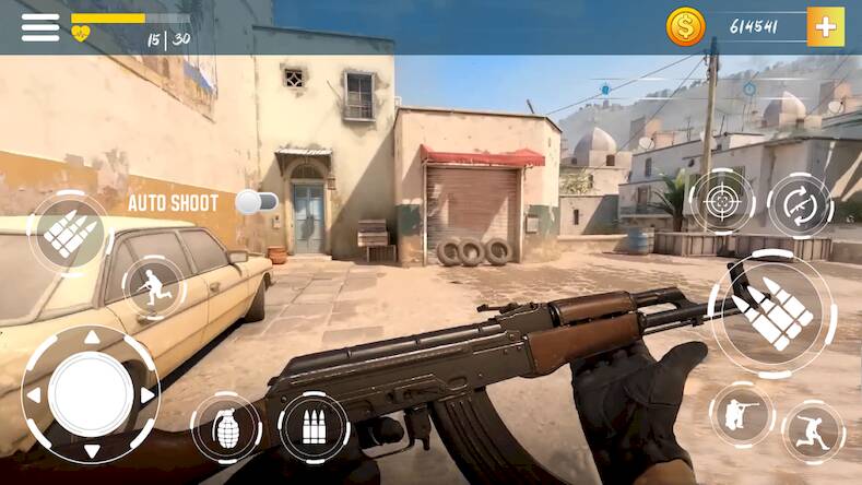 Скачать взломанную Counter Terrorist Strike CTS [Много денег] MOD apk на Андроид