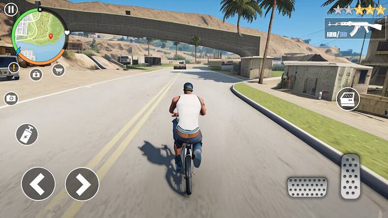 Скачать взломанную San Crime: Gangs Andreas City [Бесплатные покупки] MOD apk на Андроид