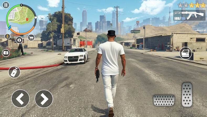Скачать взломанную San Crime: Gangs Andreas City [Бесплатные покупки] MOD apk на Андроид