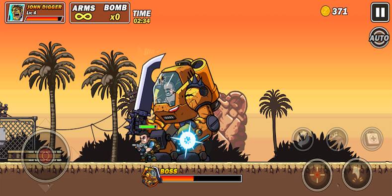 Скачать взломанную Metal Gun - Slug Soldier [Много монет] MOD apk на Андроид