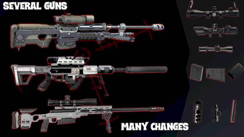 Скачать взломанную Stickman Sniper Shooter games [Много денег] MOD apk на Андроид